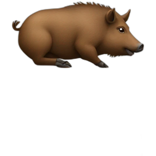 boar on desk emoji