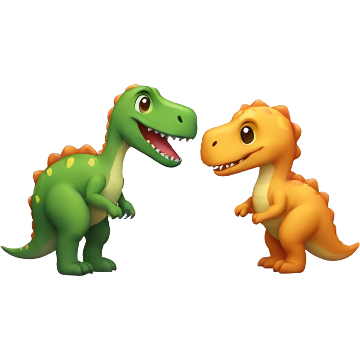 dinosaur couple emoji