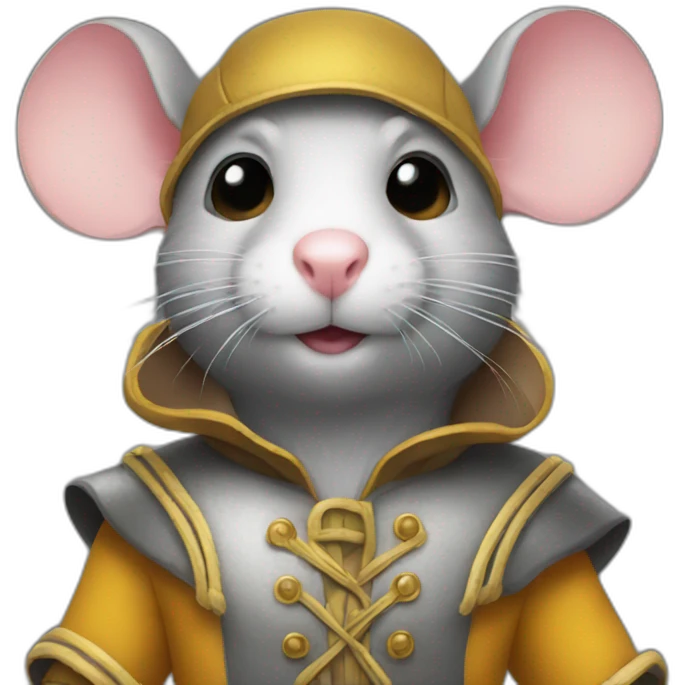rat in costume emoji