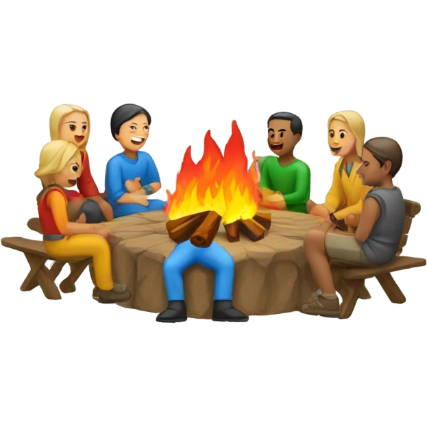un camp emoji