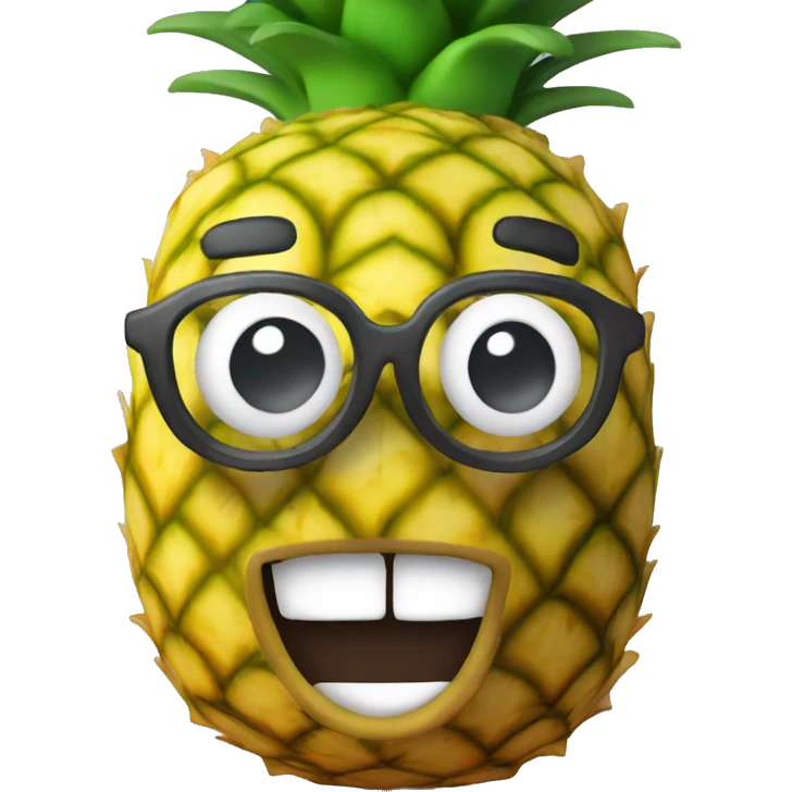 3D Pineapple  emoji