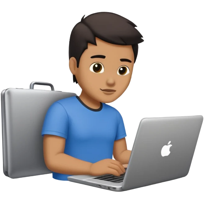 Hummer working on a Laptop  emoji