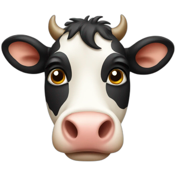 Cow mascot emoji