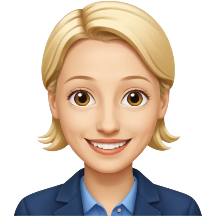 German politician Alice Weidel in a super realistic style emoji