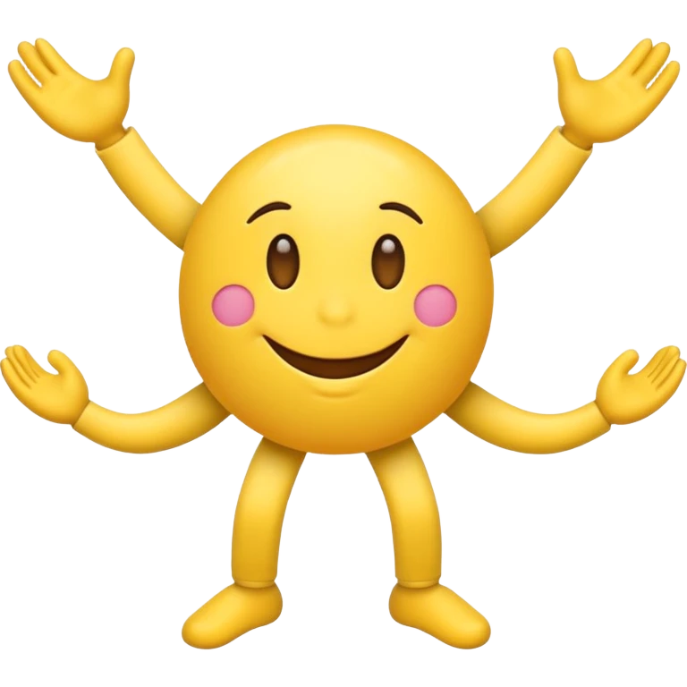 emoji with arms and legs emoji