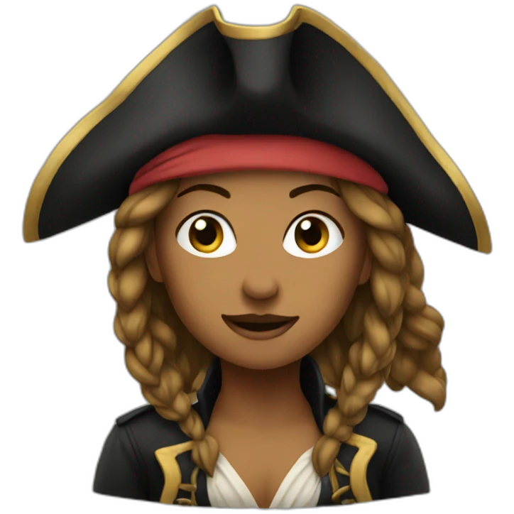 pirate woman emoji