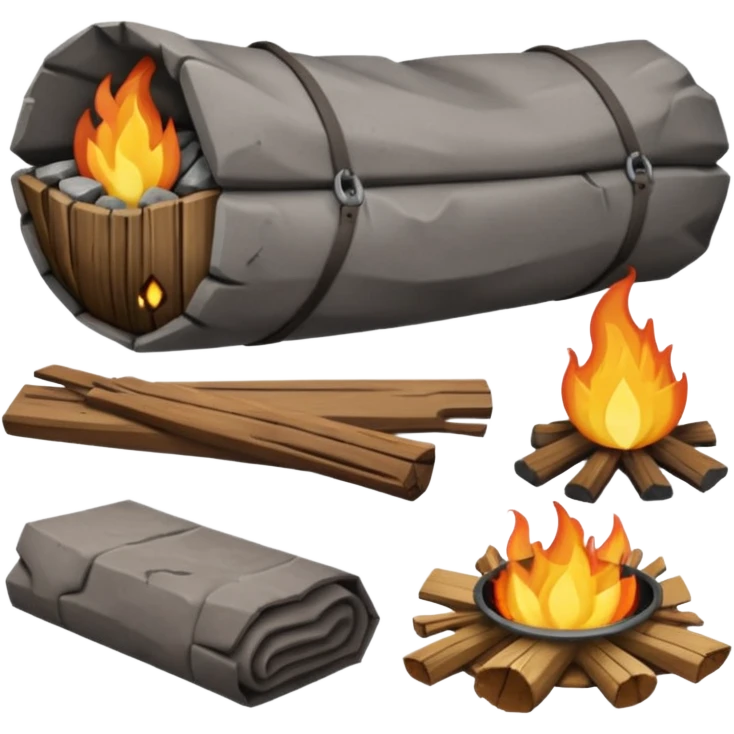 Create me 50 unique emojis based on the video game Rust for DUBS Gaming Discord. emoji