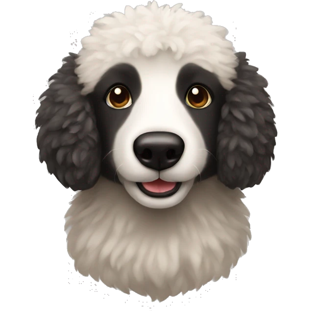 badger with poodle fluffy emoji