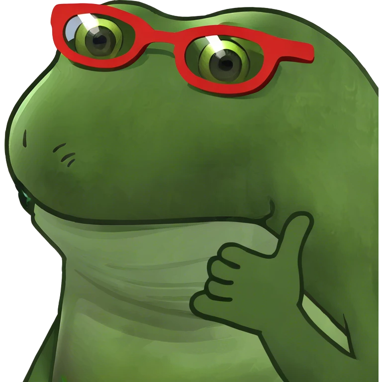 3 D glasses emoji