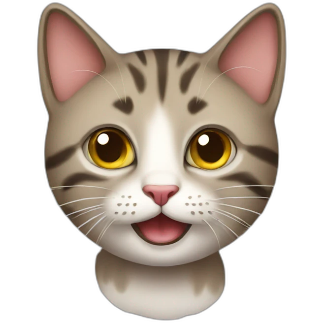 Funny cat emoji