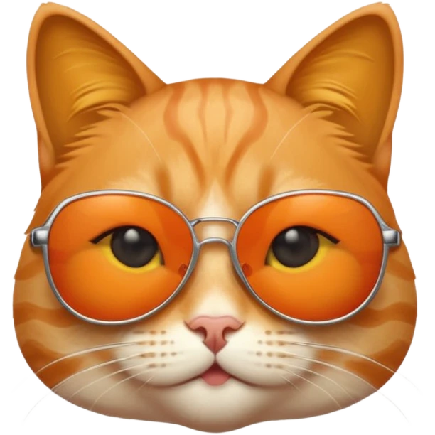 Cat wearing sunglasses emoji