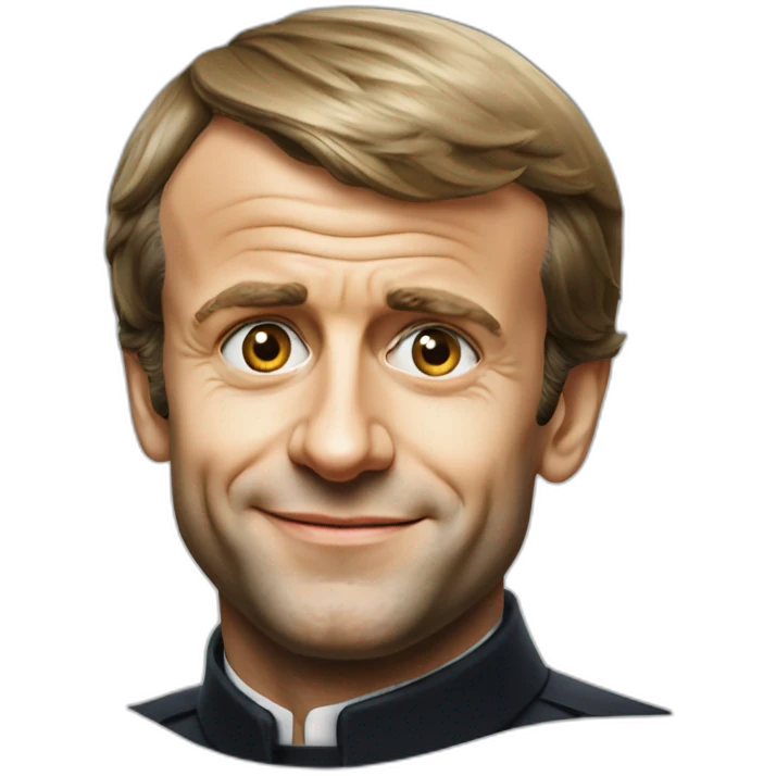 Emmanuel Macron coke emoji