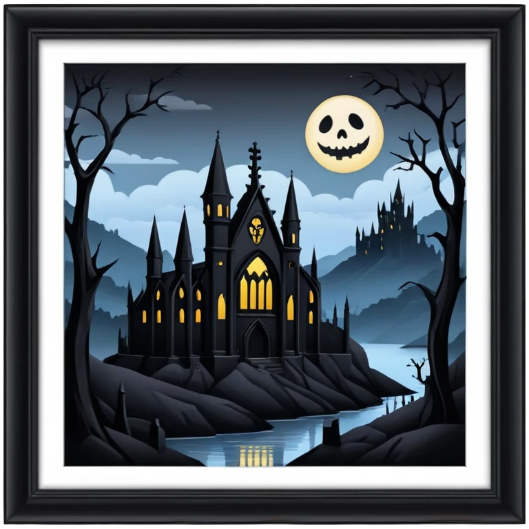 Gothic scenery emoji