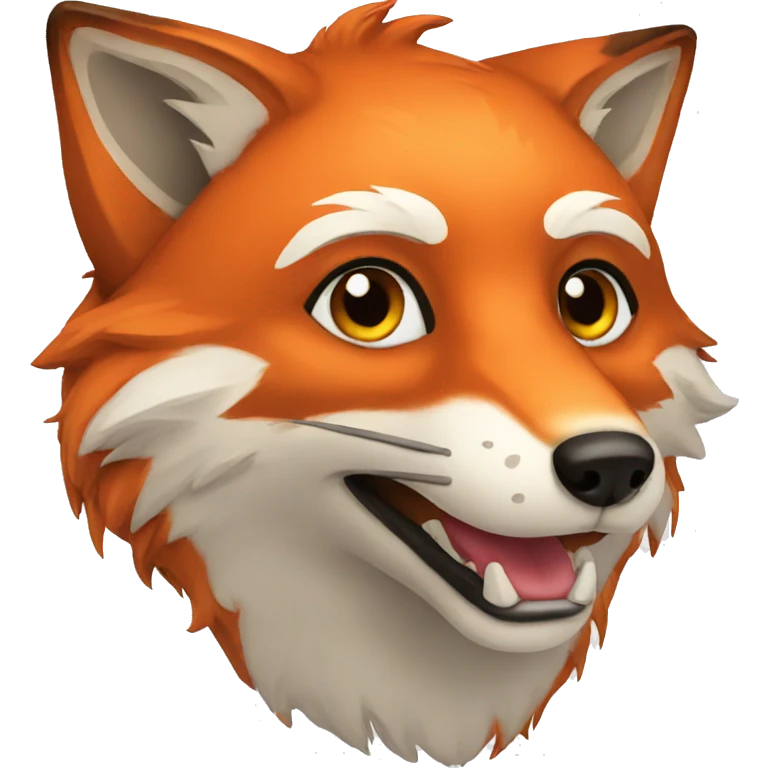 a fox emoji