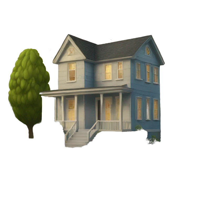 tall house emoji