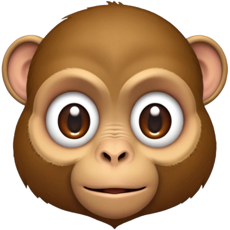 monkey face facing the front emoji
