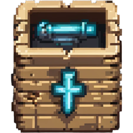 2d power up crate with speed boost symbol emoji