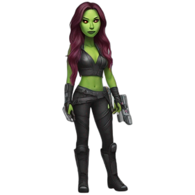  Gamora listen music emoji