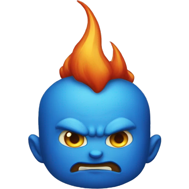 diable blue emoji