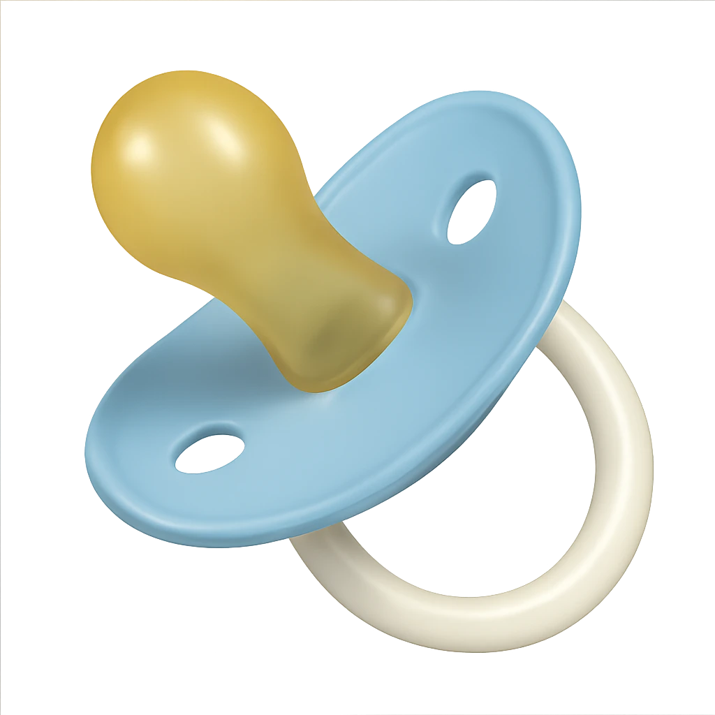 classic baby accessory pacifier emoji