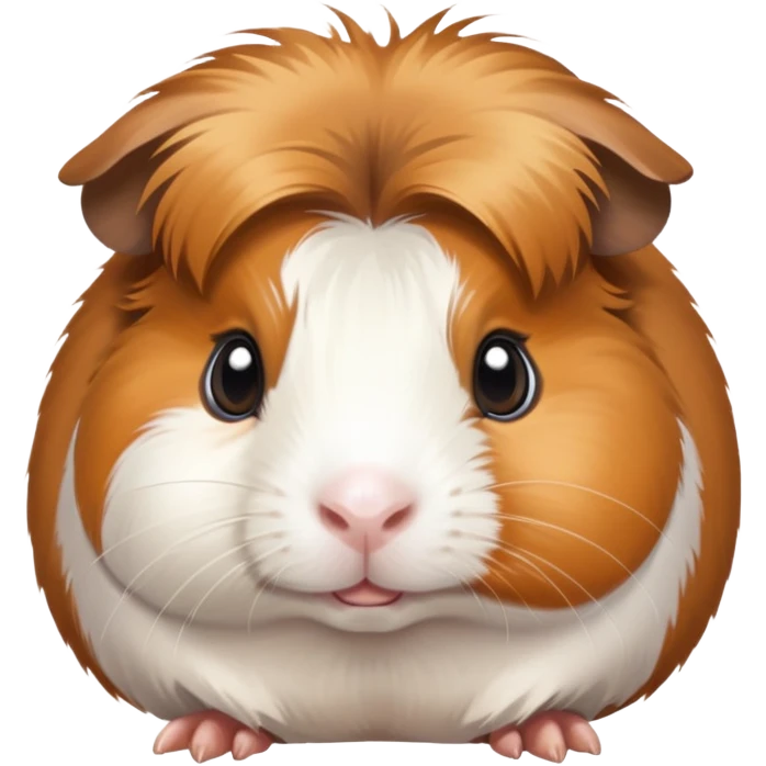 toffee and white colored guinea pig emoji
