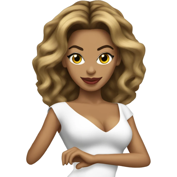 Beyonce as single ladies emoji