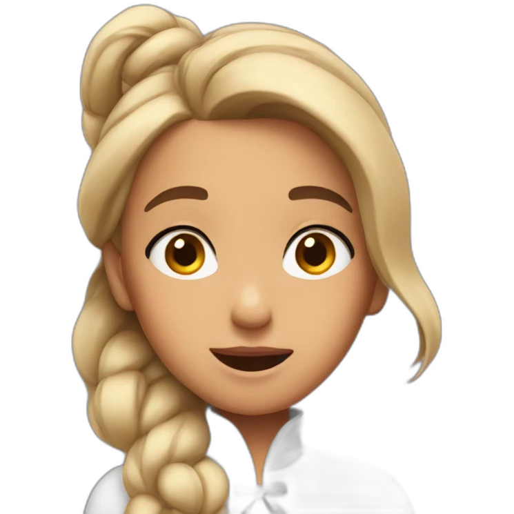 Ariana shrugging emoji