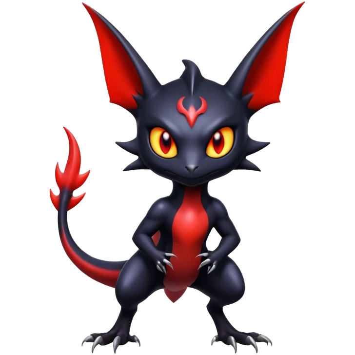 Shiny Epic Badass Evil Noibat-Salandit-Darkrai-Litten-Hybrid emoji