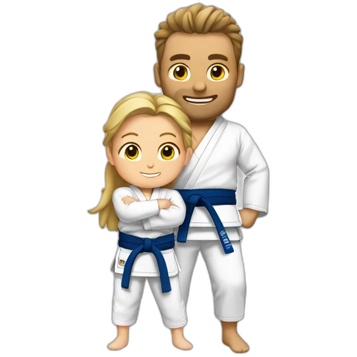 Fanny et Greg de trainingjudo emoji