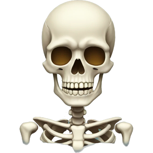 skeleton emoji