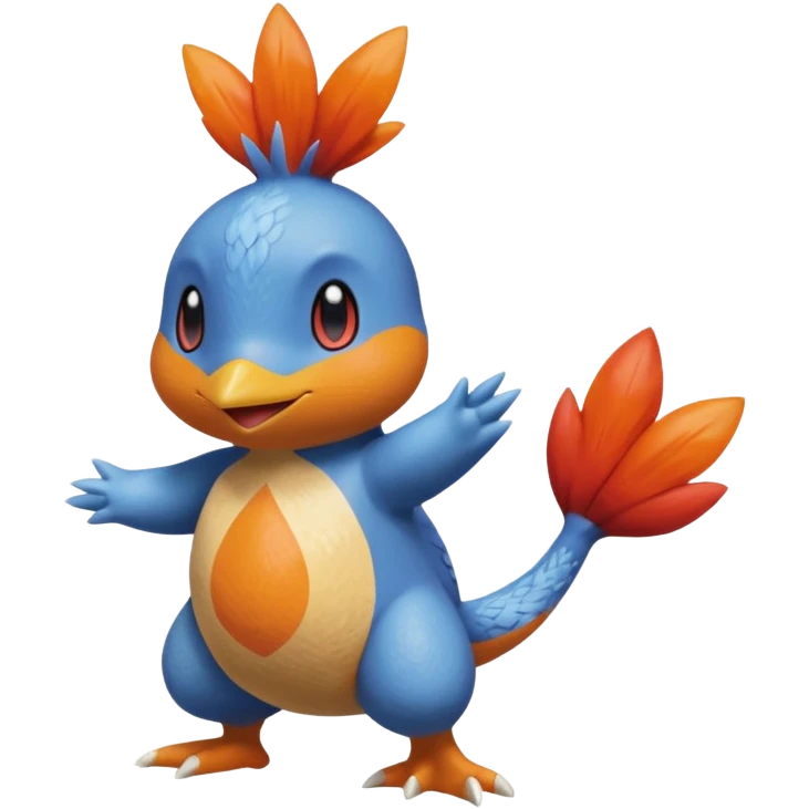 Mudkip-Tepig-Torchic-Marshtomp-fusion (full body) emoji