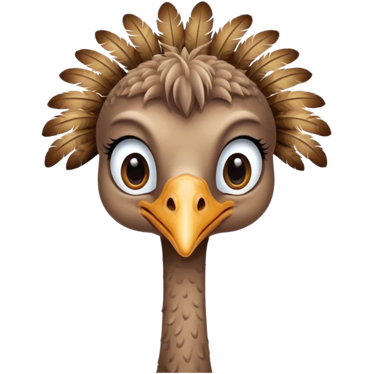 Ostrich emoji