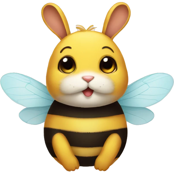 Bee bunny emoji