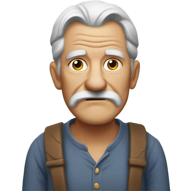 Old man hog emoji