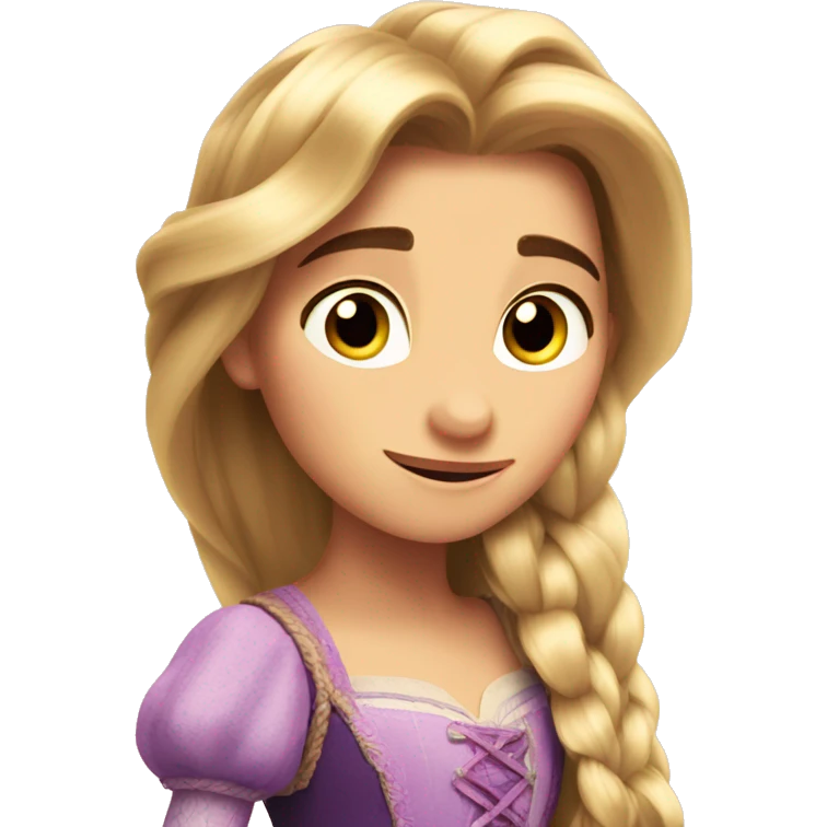 Tangled's Rapunzel emoji