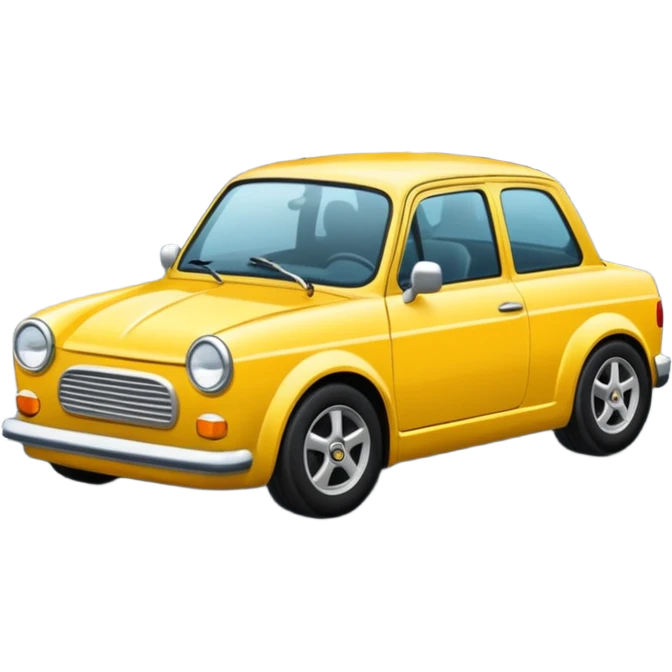 mach mir ein auto das auf einer route fährt emoji