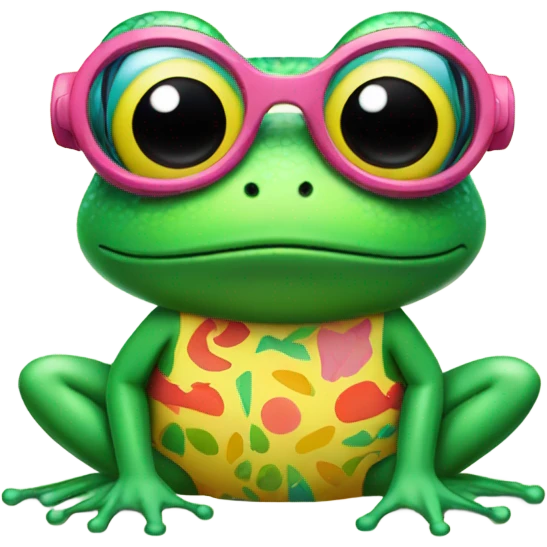 frog in a bathing suit  emoji