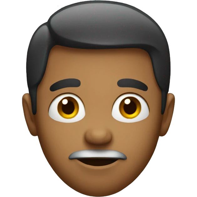 Discussing face  emoji