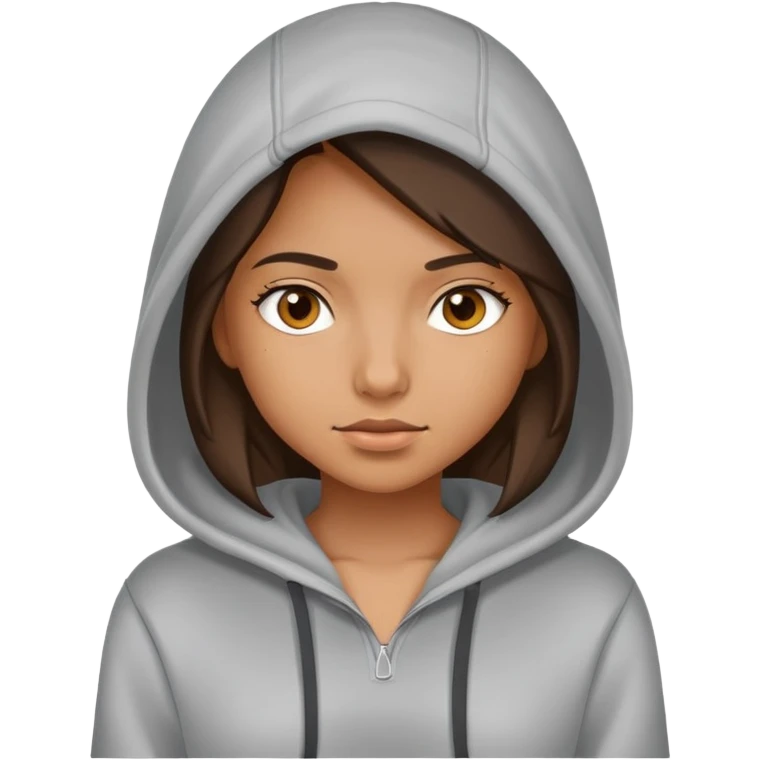 Girl with hoddie  emoji