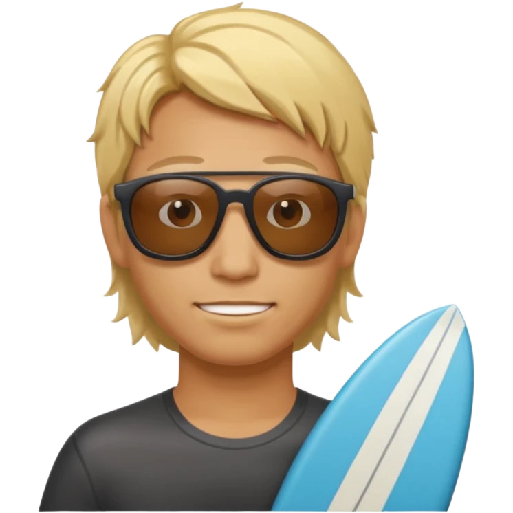 Surfer mit sonnenbrille emoji