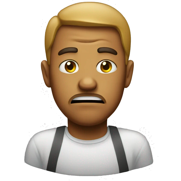 disgusted face emoji emoji
