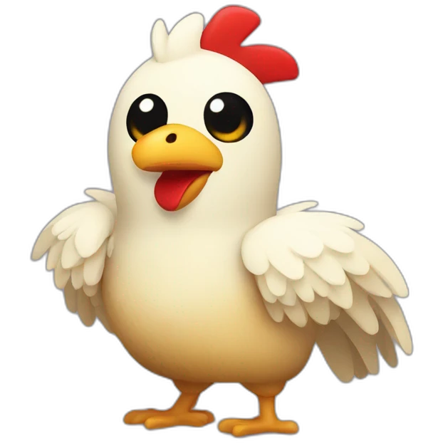 pixel ninja chicken emoji