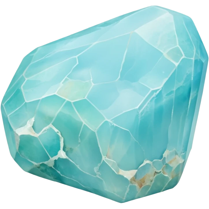 peruvian opal gemstone raw crystal emoji