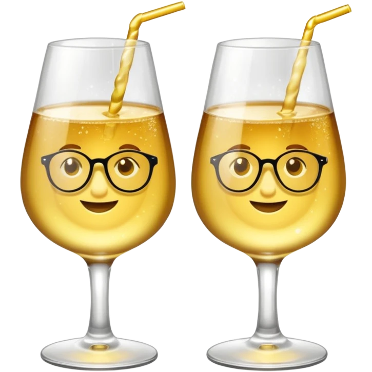 Halal alcohol and glasses emoji