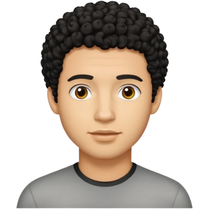 mas blaquito y con crespos peli negro motilado hobre mas morenito mas morenito emoji