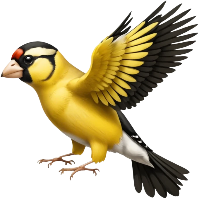Goldfinch wings emoji