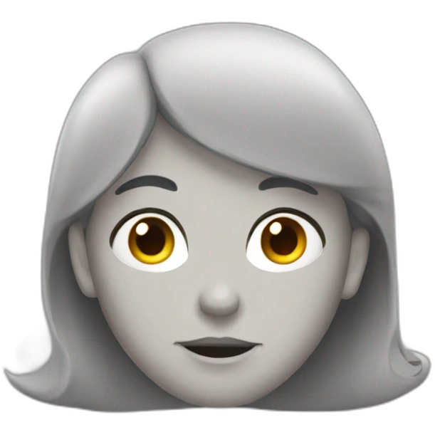 Coeur gris clair emoji