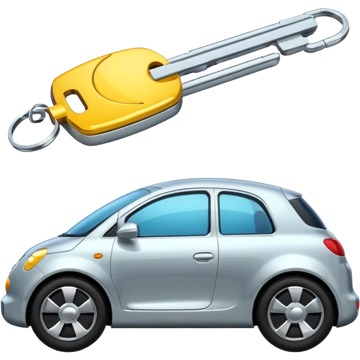 futuristic car access auto key emoji