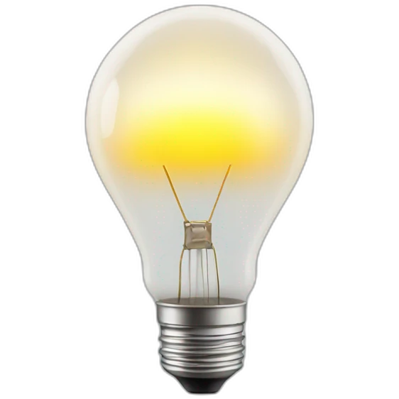 bulb 3d emoji