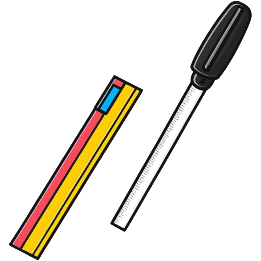 ruler and eraser emoji